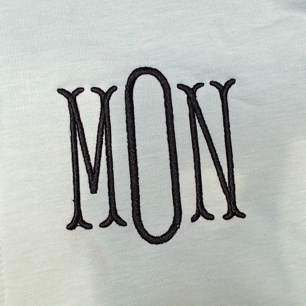 BLOOPER CLOTHING: Monogrammed Pullover Sweatshirt