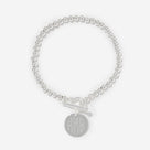 Monogrammed Dainty Bracelet | Silver