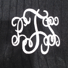 BLOOPER ACCESSORY: Monogrammed Cable Knit Scarf