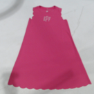 BLOOPER KIDS: Monogrammed Girls Scallop Dress