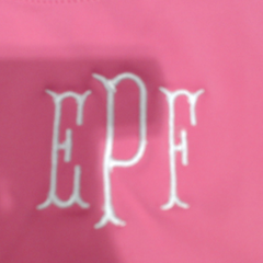 BLOOPER KIDS: Monogrammed Girls Scallop Dress