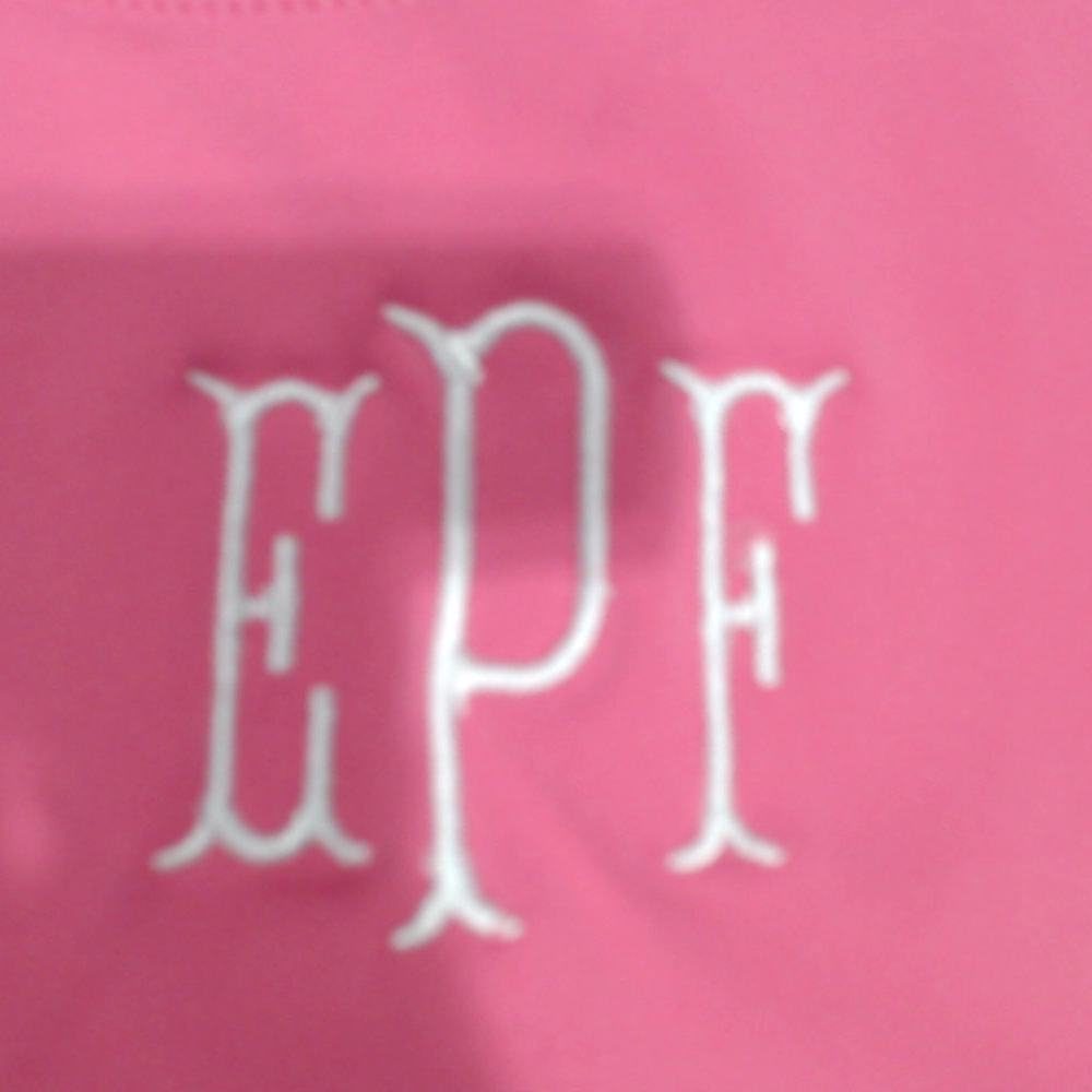 BLOOPER KIDS: Monogrammed Girls Scallop Dress