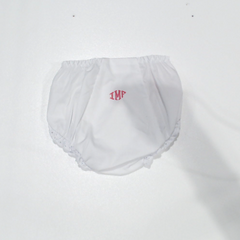 BLOOPER KIDS CLOTHING: Monogrammed White Eyelet Baby Bloomers