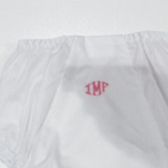 BLOOPER KIDS CLOTHING: Monogrammed White Eyelet Baby Bloomers