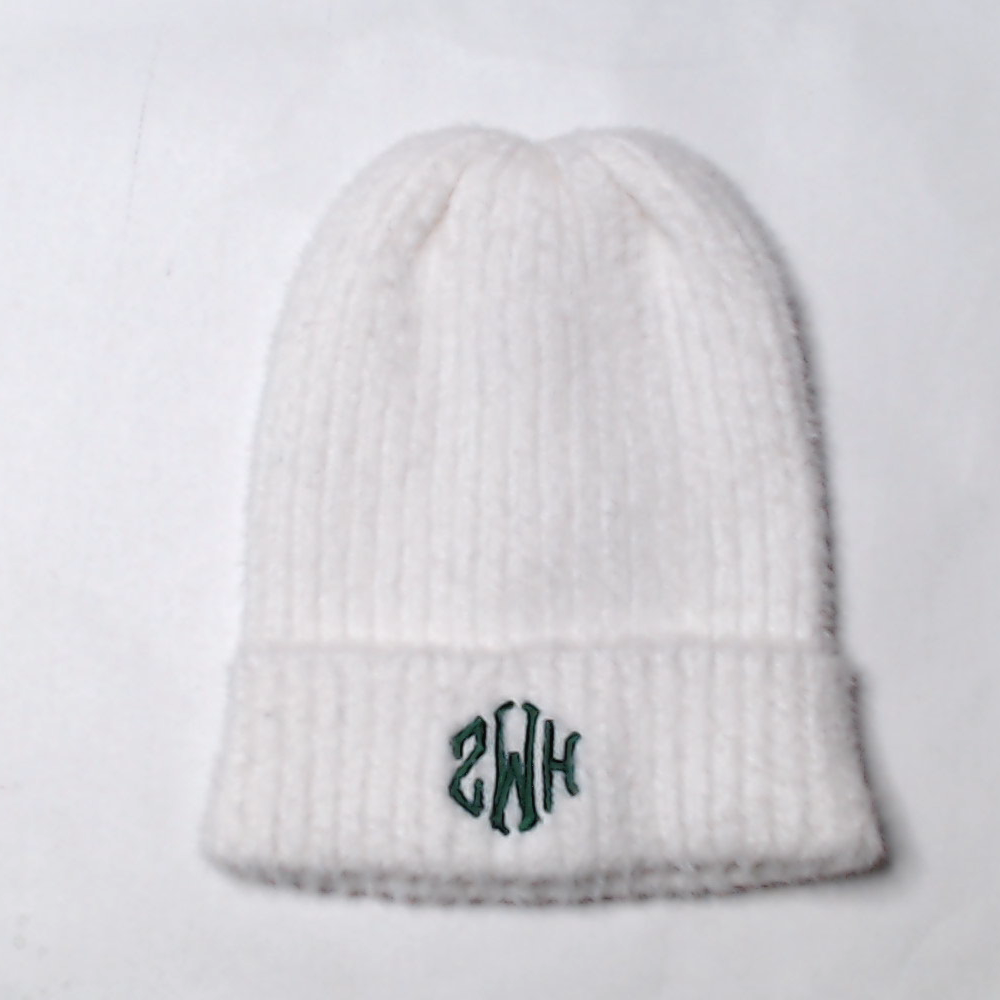 BLOOPER ACCESSORY: Monogrammed Beanie