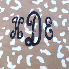 BLOOPER KIDS: Monogrammed Toddler Striped Sleeve Dress