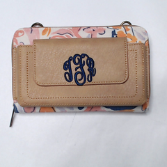 BLOOPER ACCESSORY: Monogrammed Phone Wallet Wristlet