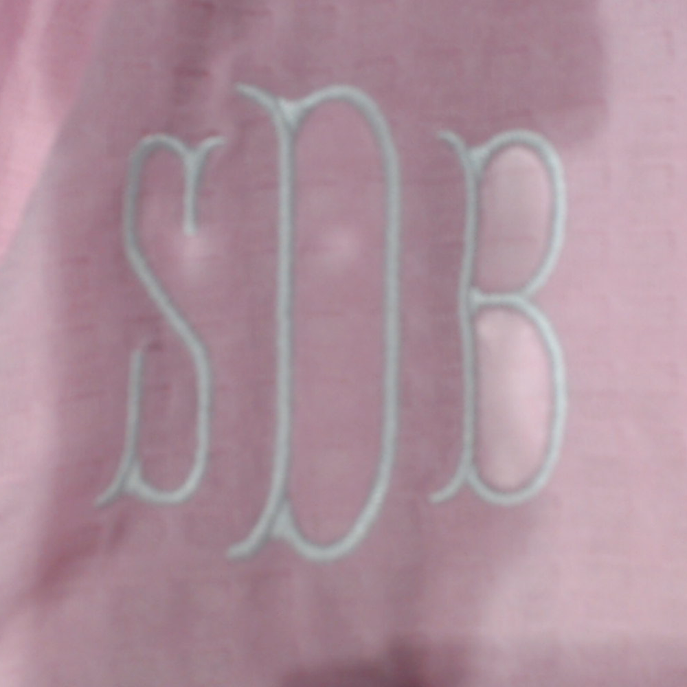BLOOPER CLOTHING: Monogrammed Scalloped Robe