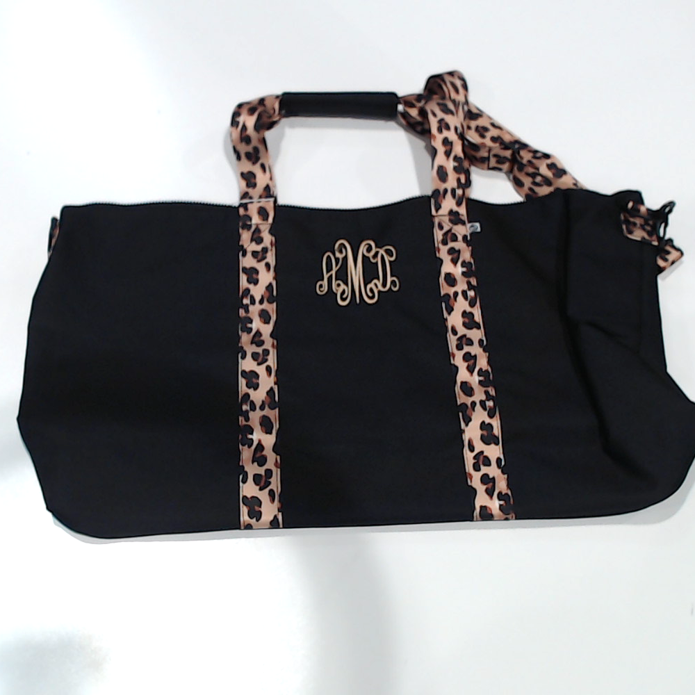 BLOOPER BAG: Monogrammed Weekend Bag