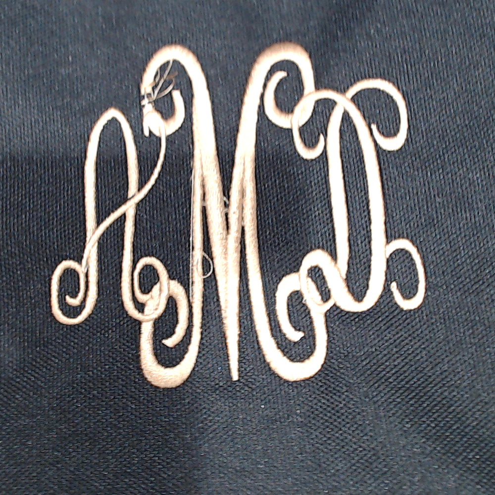 BLOOPER BAG: Monogrammed Weekend Bag