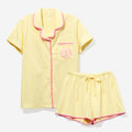 Monogrammed Classic Sleep Set in Soft Yellow