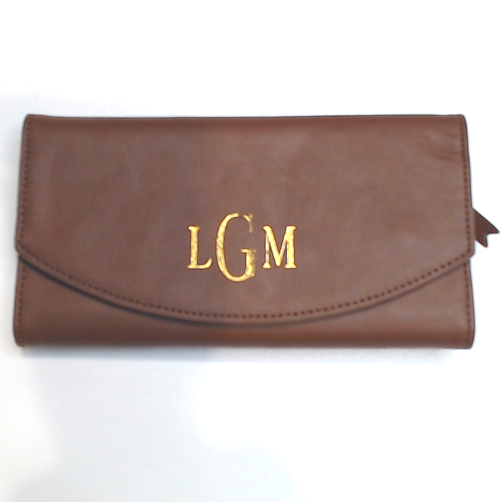 BLOOPER ACCESSORY: Monogrammed Leather Wallet