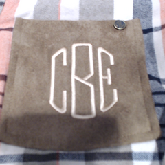 BLOOPER CLOTHING: Monogrammed Plaid Shirt Jacket