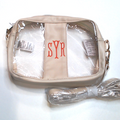 BLOOPER BAG: Monogrammed Clear Stadium Crossbody Bag