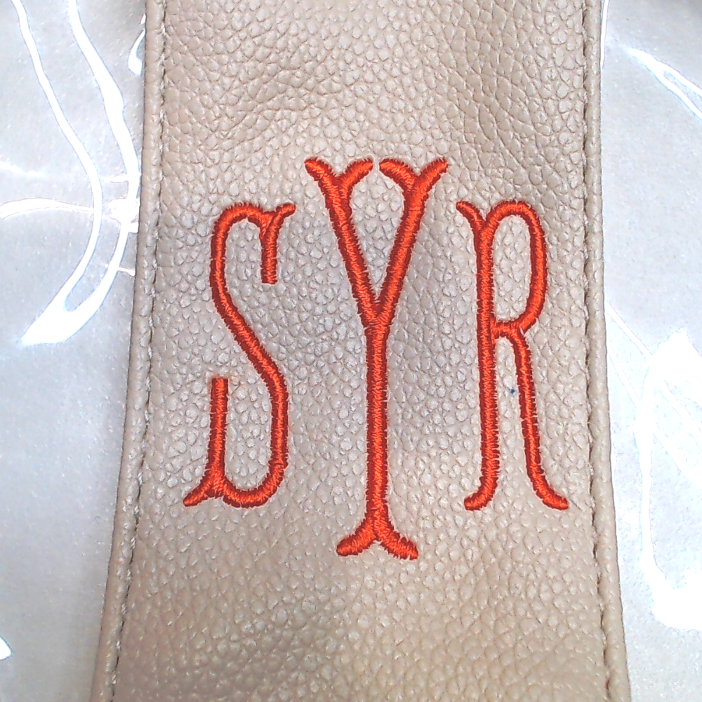 BLOOPER BAG: Monogrammed Clear Stadium Crossbody Bag