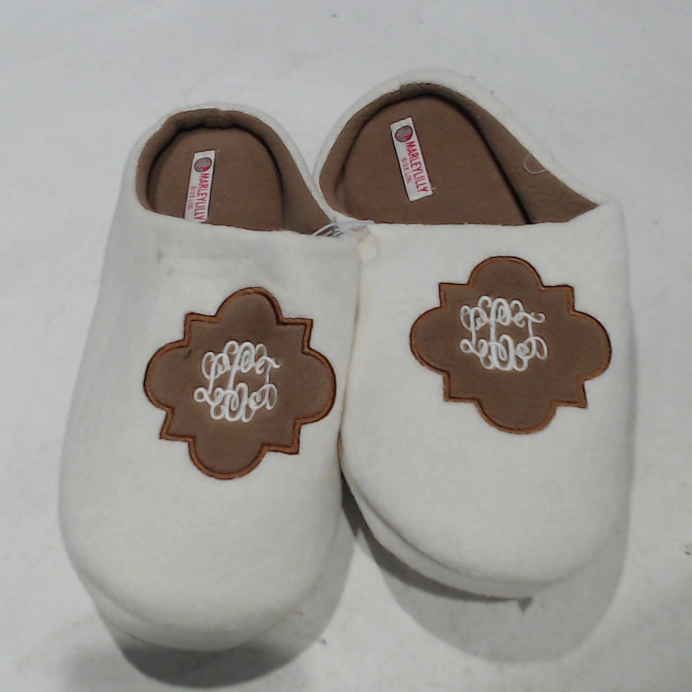 BLOOPER SHOES: Monogrammed Slippers