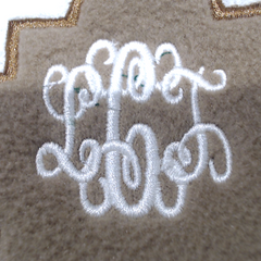 BLOOPER SHOES: Monogrammed Slippers