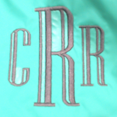 BLOOPER CLOTHING: Monogrammed New England Rain Jacket