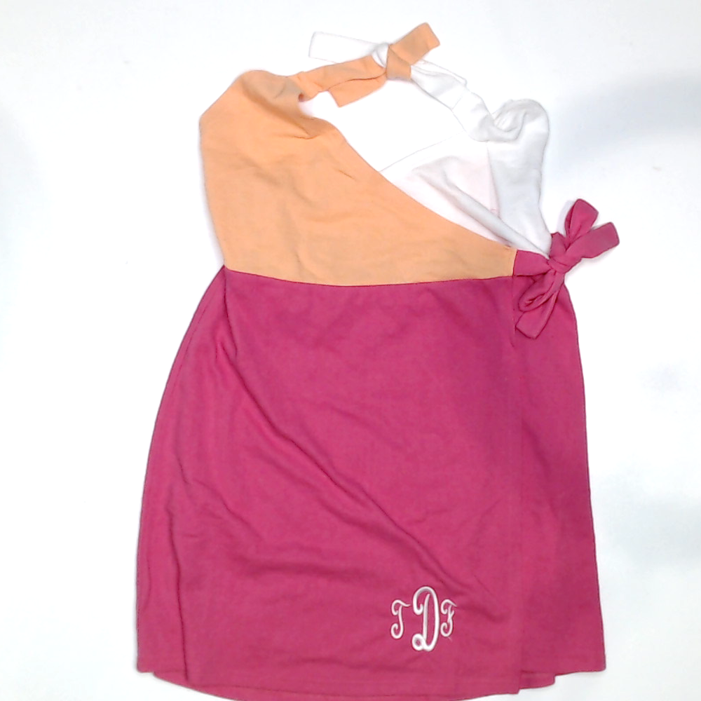 BLOOPER SWIM: Monogrammed Wrap Cover  Up