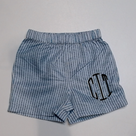 BLOOPER KIDS: Monogrammed Boys Swim Trunks