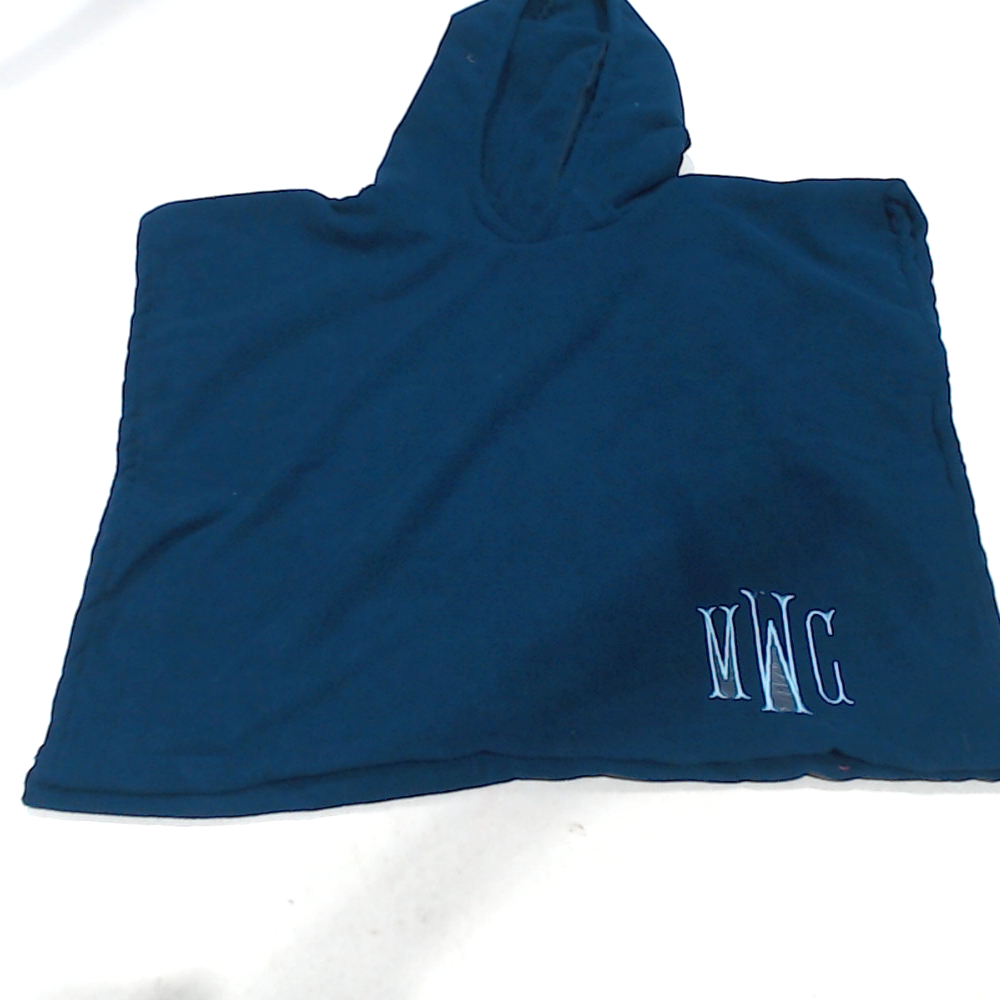 BLOOPER KIDS: Monogrammed Toddler Hooded Towel Poncho