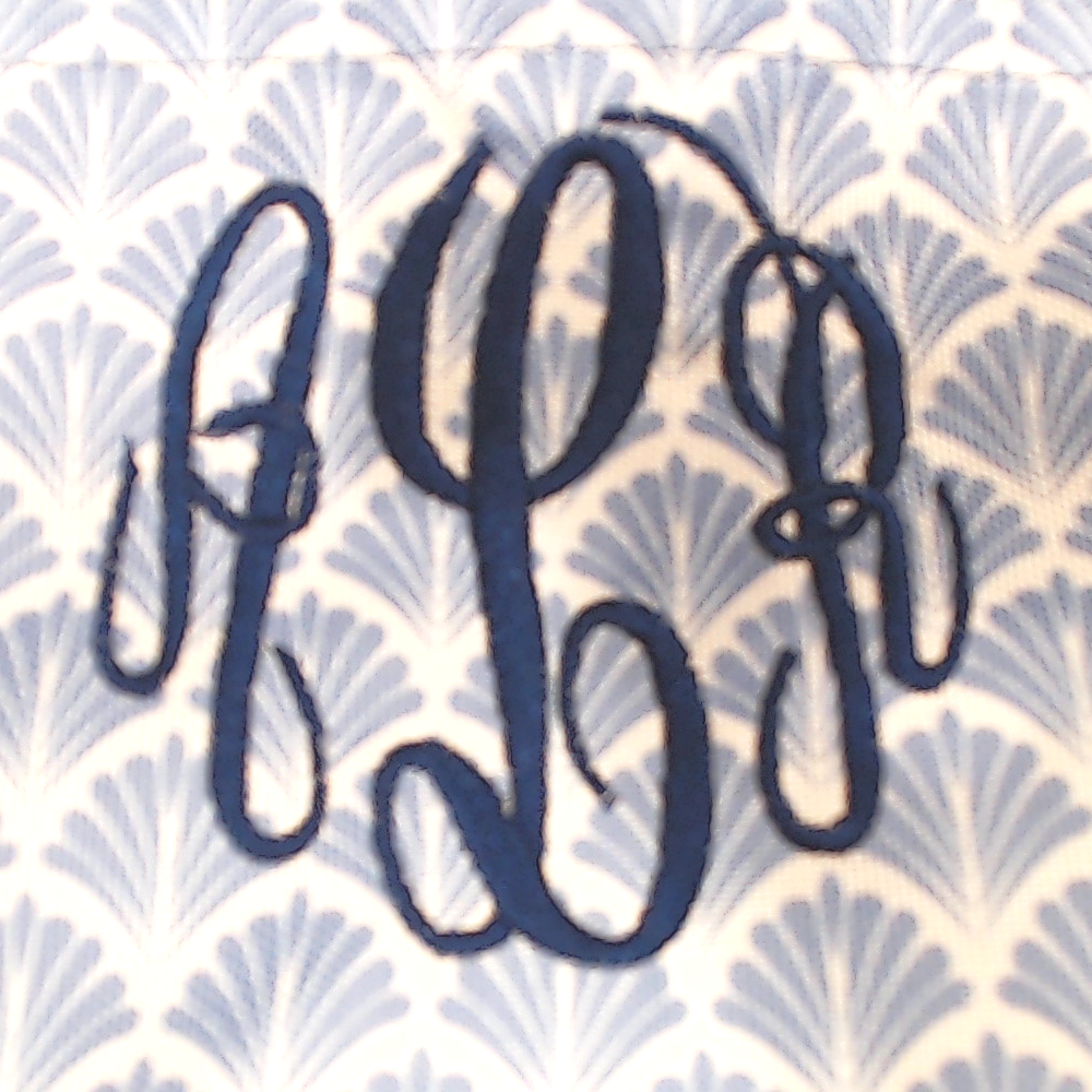 BLOOPER BAG: Monogrammed Carry All Toiletry Case