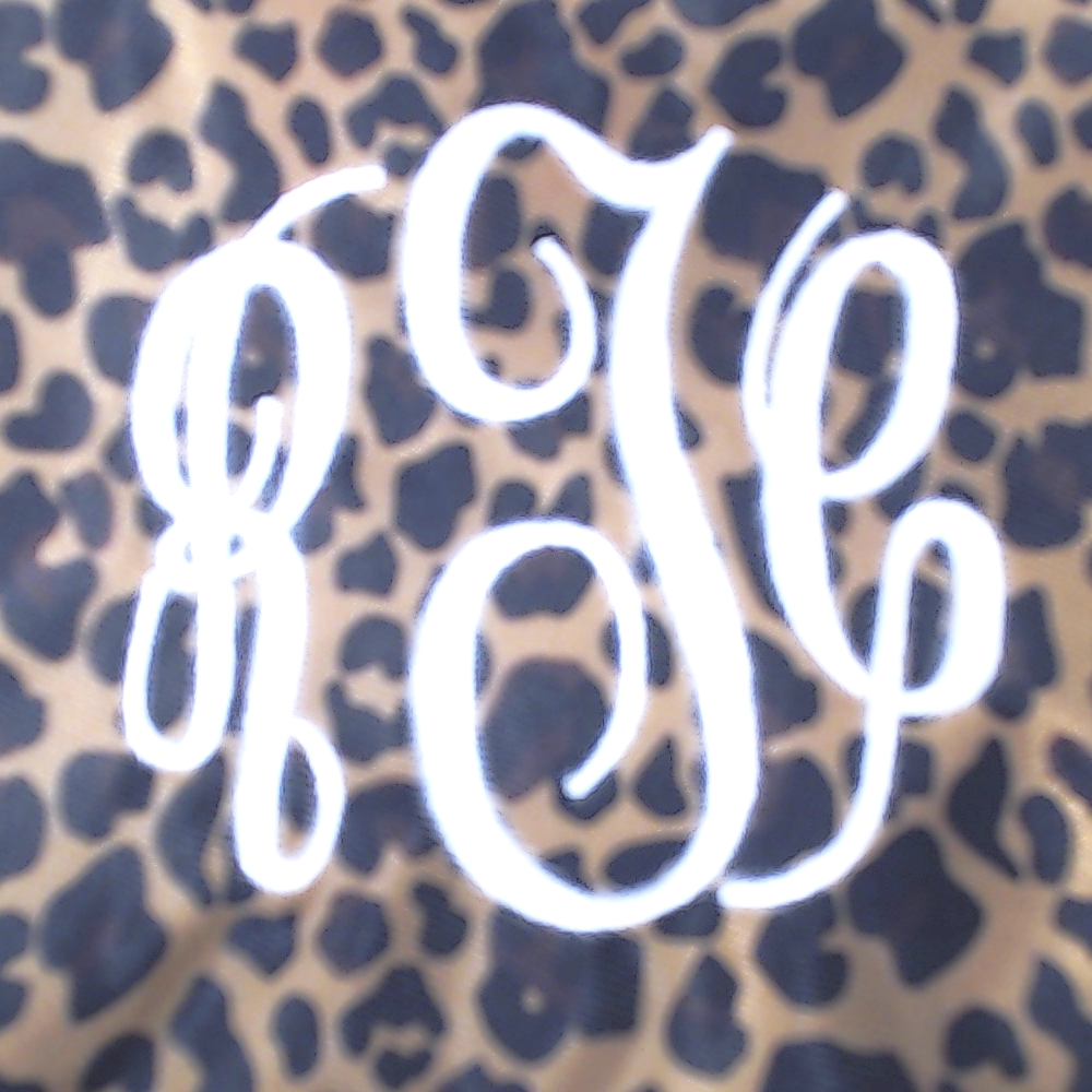 BLOOPER BAG: Monogrammed Packable Cosmetic Bags