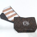 BLOOPER BAG: Monogrammed Packable Cosmetic Bags