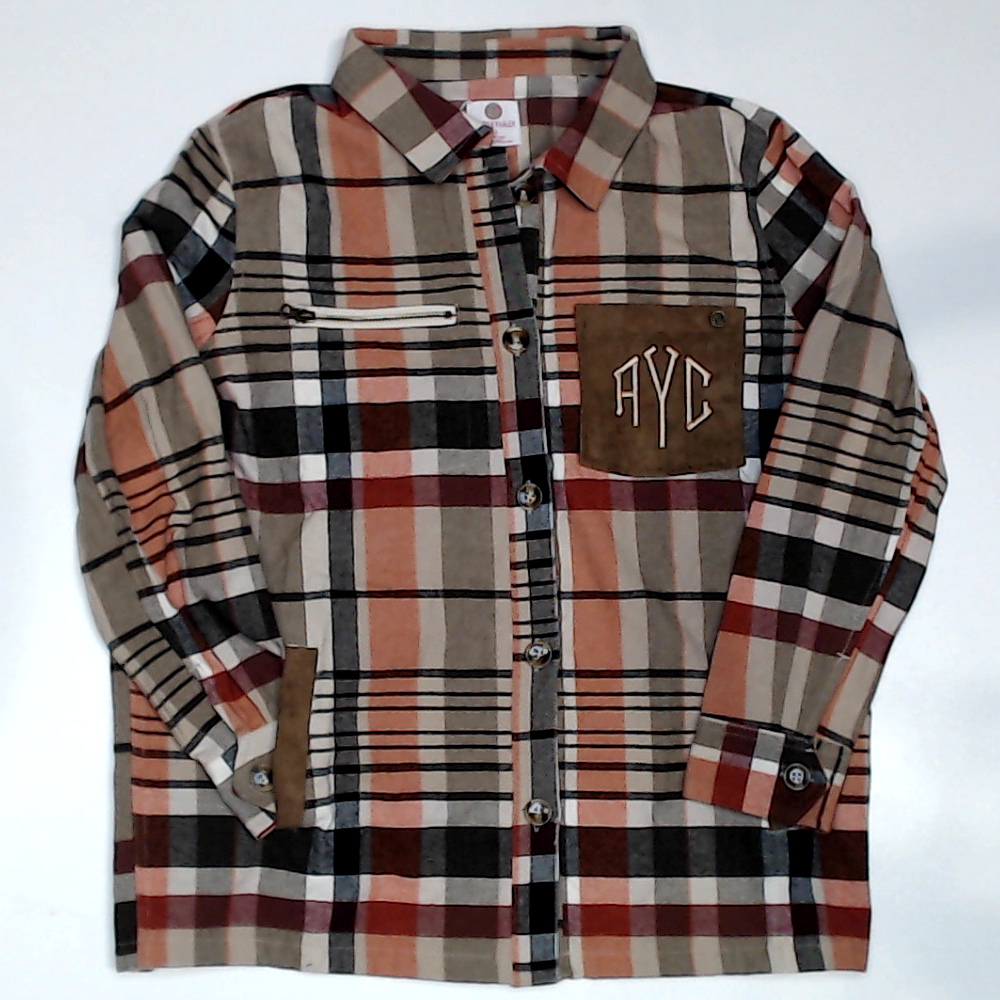 BLOOPER CLOTHING: Monogrammed Shirt Jacket