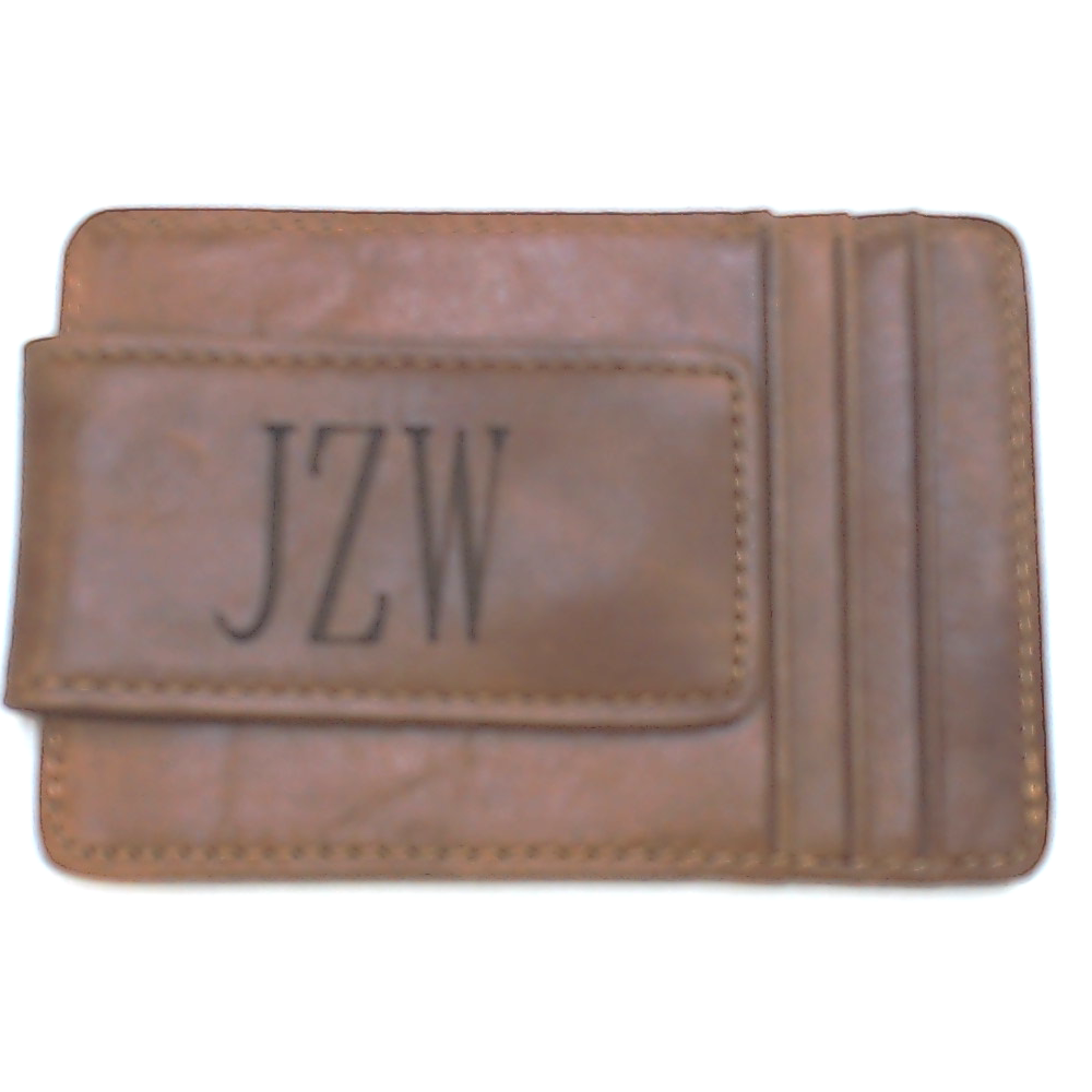 BLOOPER ACCESSORY: Personalized Money Clip Wallet