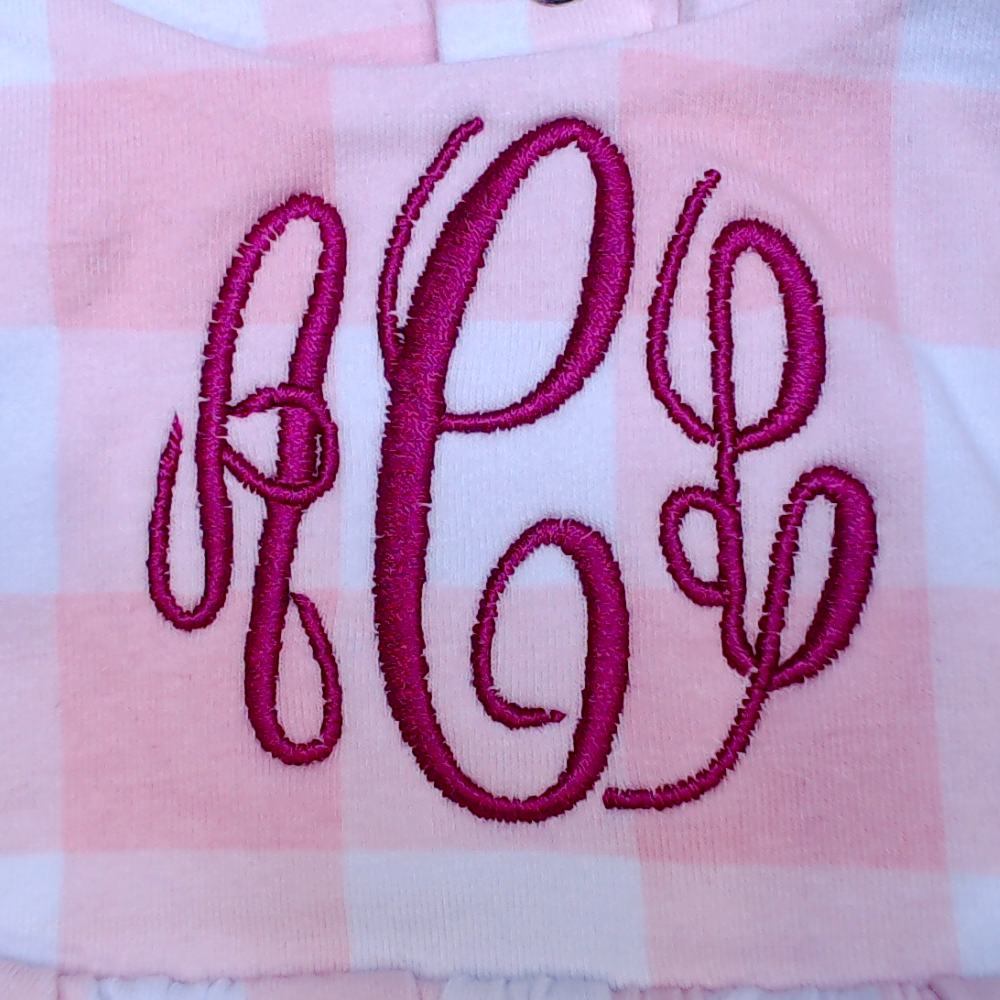BLOOPER KIDS: Monogrammed Baby Soft Jersey Bubble