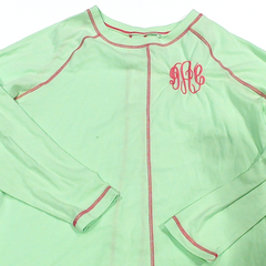 BLOOPER CLOTHING: Monogrammed Athleisure Layering Tee