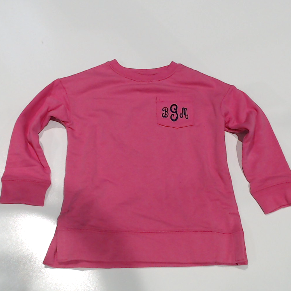 BLOOPER CLOTHING: Monogrammed Kids Crewneck Sweatshirt
