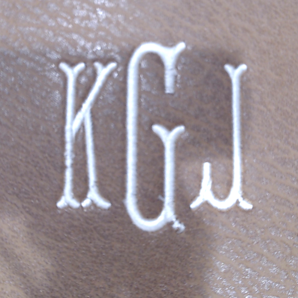 BLOOPER ACCESSORY: Monogrammed Square Wallet