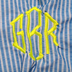 BLOOPER SWIM: Monogrammed Ruched Tankini