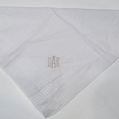 BLOOPER ACCESSORY: Monogrammed Men's Handkerchief