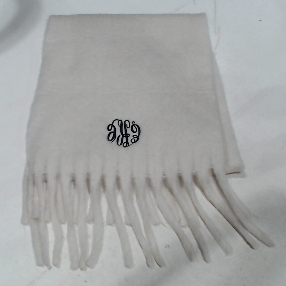 BLOOPER ACCESSORY: Monogrammed Oversized Scarf