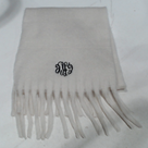 BLOOPER ACCESSORY: Monogrammed Oversized Scarf