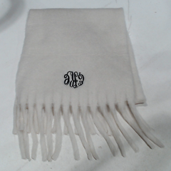 BLOOPER ACCESSORY: Monogrammed Oversized Scarf