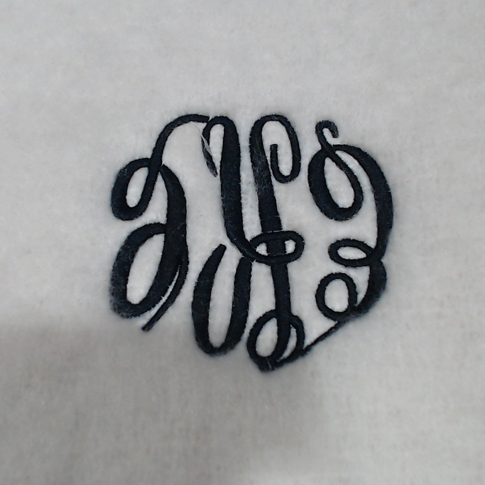 BLOOPER ACCESSORY: Monogrammed Oversized Scarf