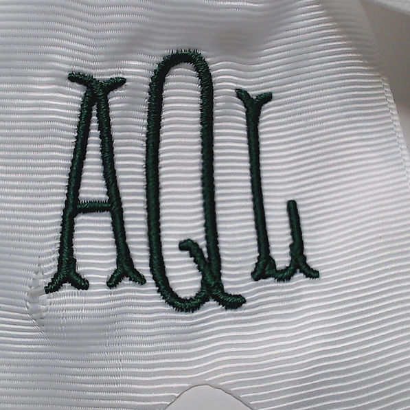 BLOOPER KIDS: Monogrammed Girls Hair Bow