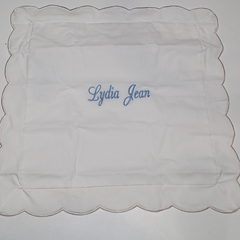 BLOOPER ACCESSORY: Monogrammed Pillow Sham
