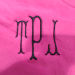 BLOOPER CLOTHING: Monogrammed Open Back Sweatshirt