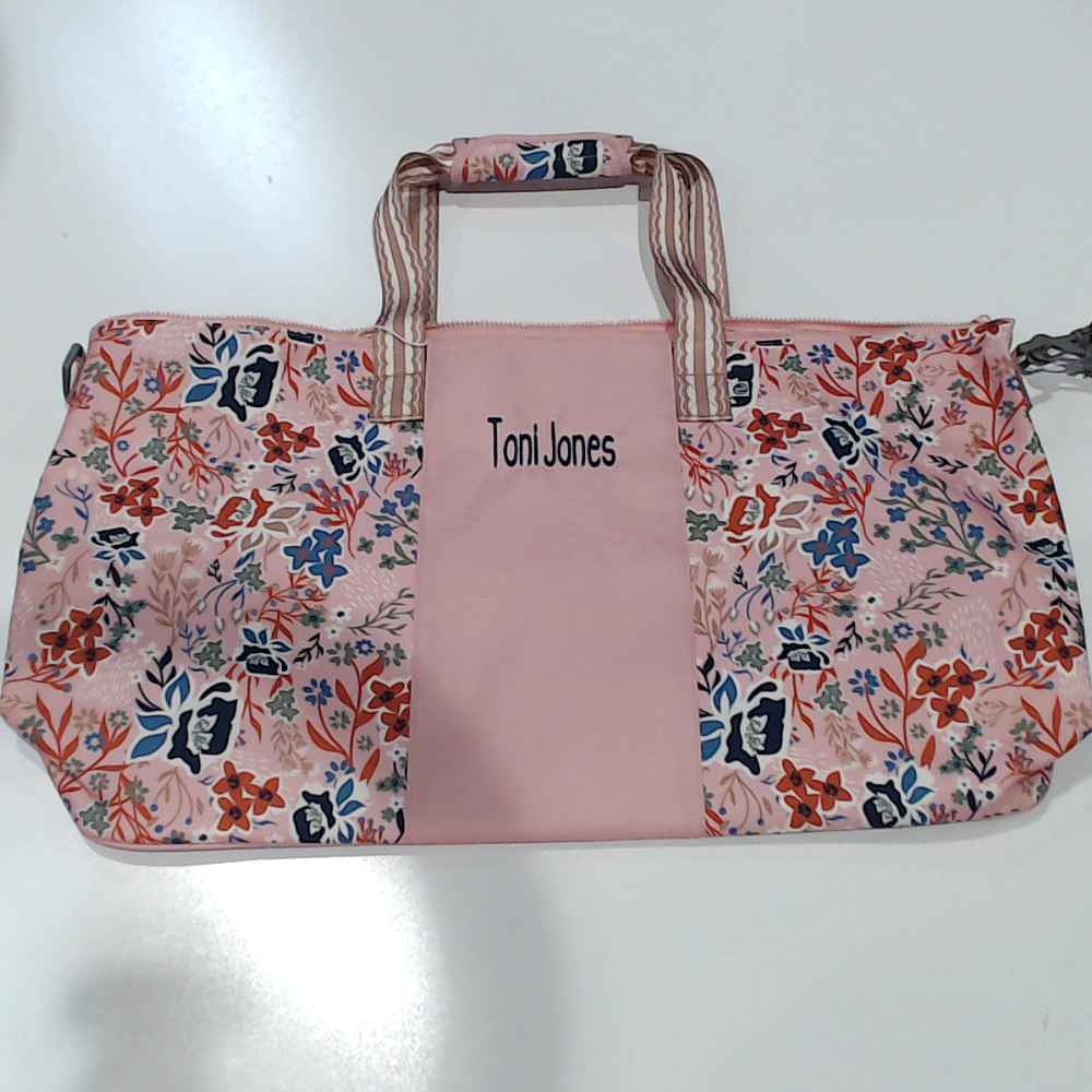 BLOOPER BAG: Monogrammed Weekend Bag