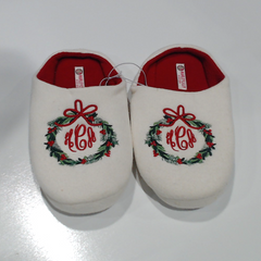 BLOOPER SHOES: Monogrammed Slippers
