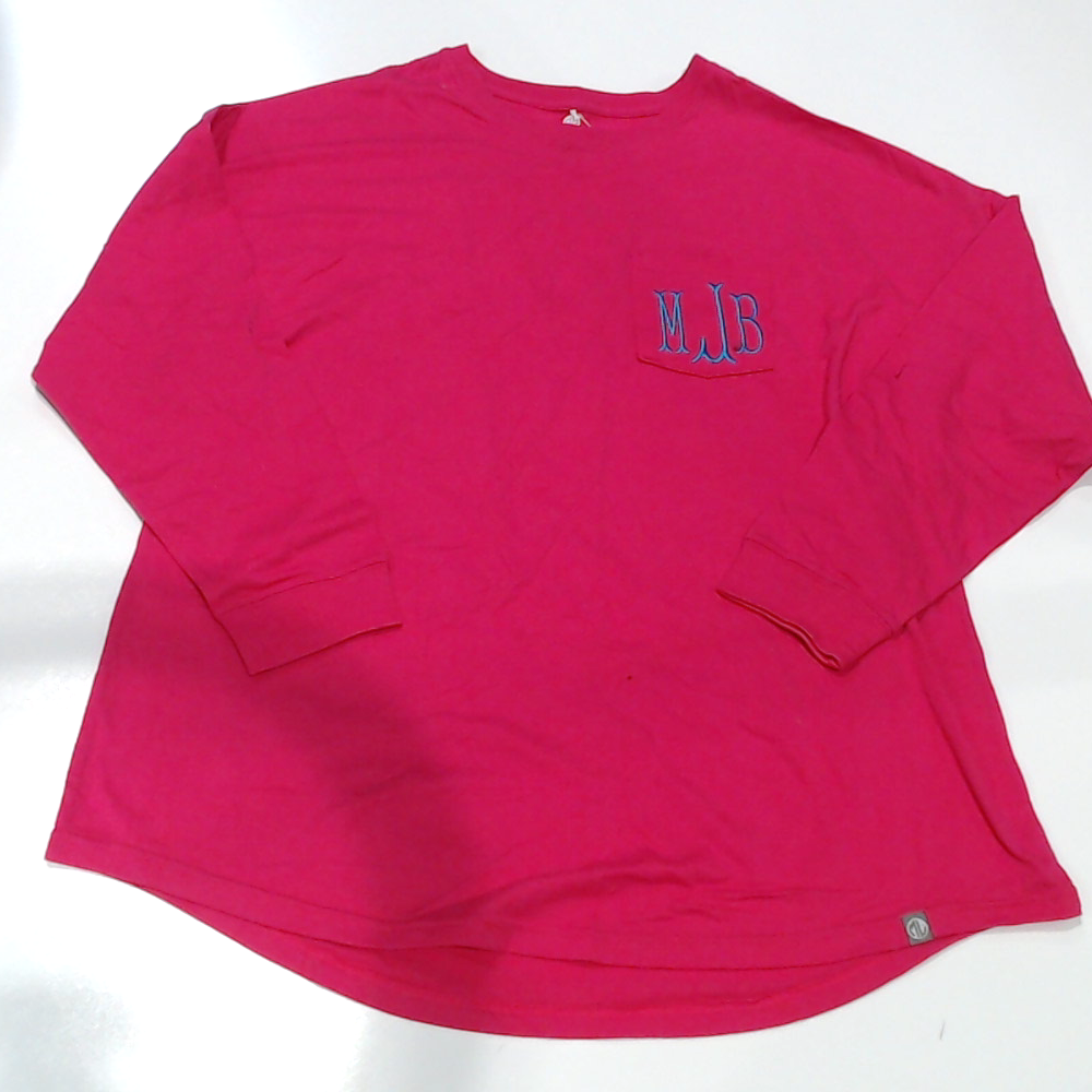 BLOOPER CLOTHING: Monogrammed Long Sleeve Shirt