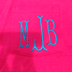 BLOOPER CLOTHING: Monogrammed Long Sleeve Shirt