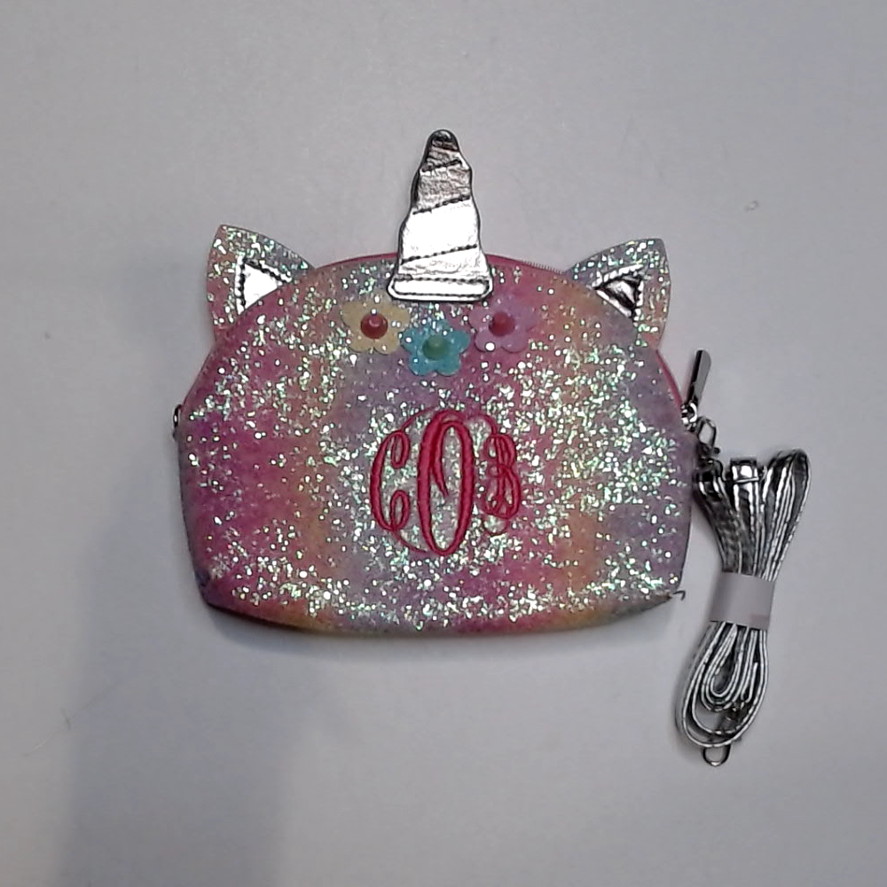 BLOOPER KIDS: Monogrammed Kids Unicorn Crossbody