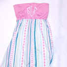 BLOOPER SWIM: Monogrammed Beach Cover Up