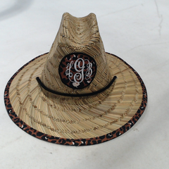 BLOOPER KIDS: Monogrammed Kids Straw Hat
